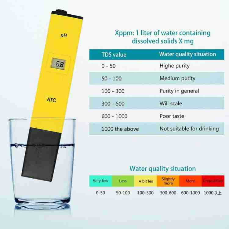 Water Quality Tester TDS EC Temperature Meter